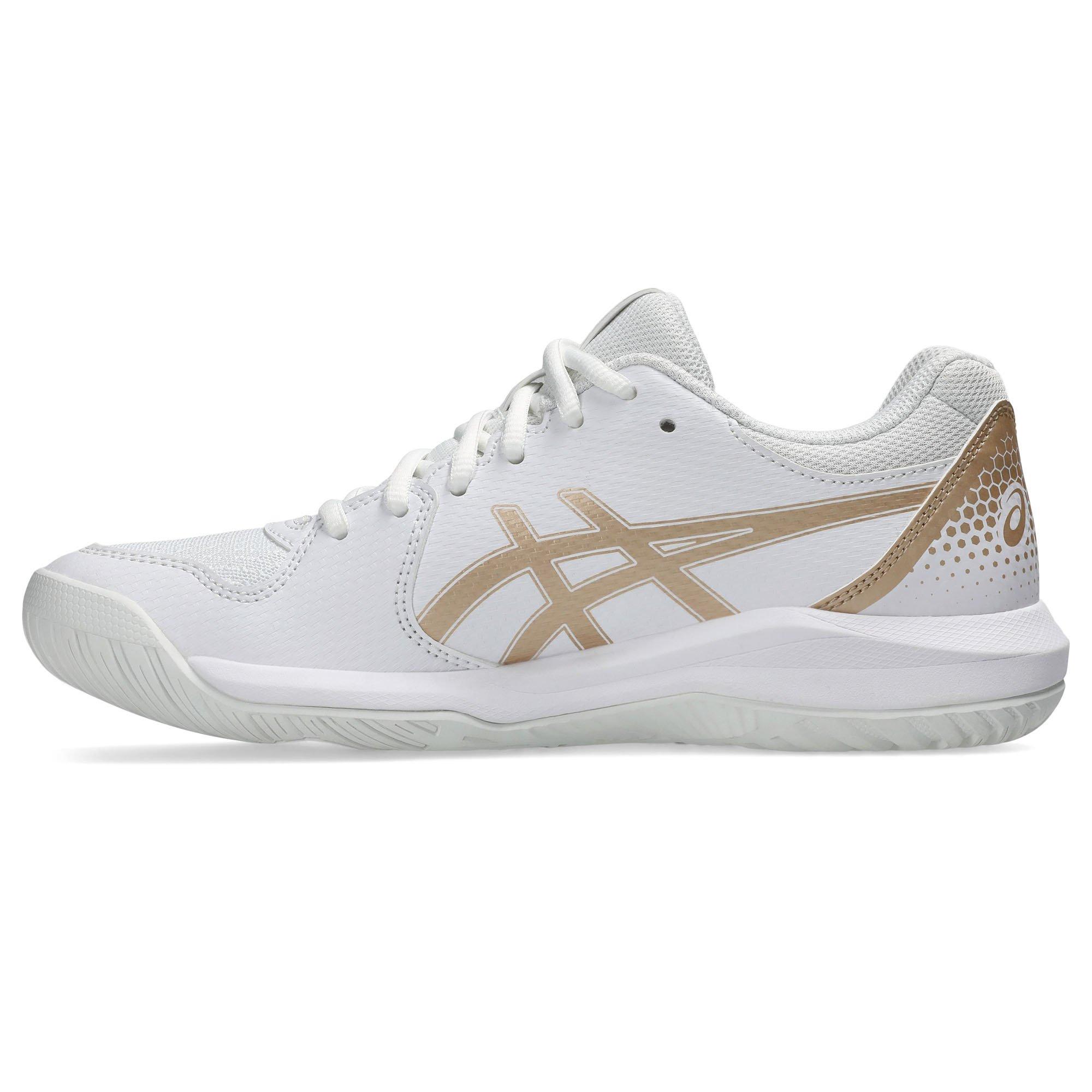 専門店会限定　BDラケット 3AX8DPBP 4U5 ホワイト/ゴールド Women's GEL-Dedicate® 8 PB Pickleball Shoe | Asics | Sporting