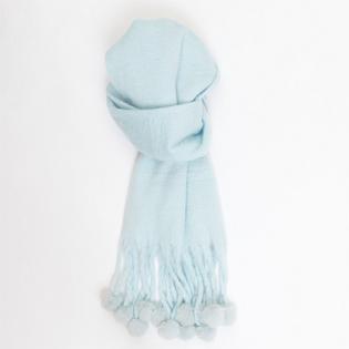Lyla + Luxe Women's Pompom Scarf