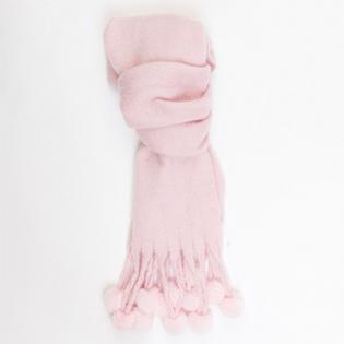 Lyla + Luxe Women's Pompom Scarf