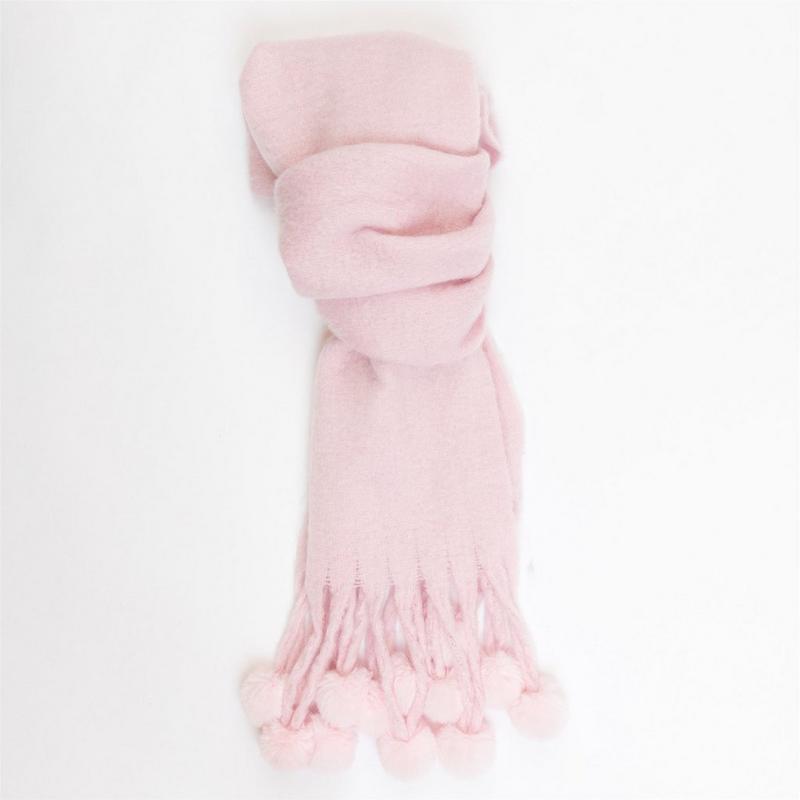 Lyla + Luxe &Eacute;charpe &agrave; pompons pour femmes