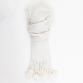 Lyla + Luxe Women's Pompom Scarf
