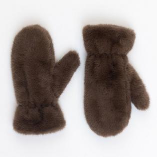 Lyla + Luxe Mitaines en fausse fourrure Luxe pour femmes
