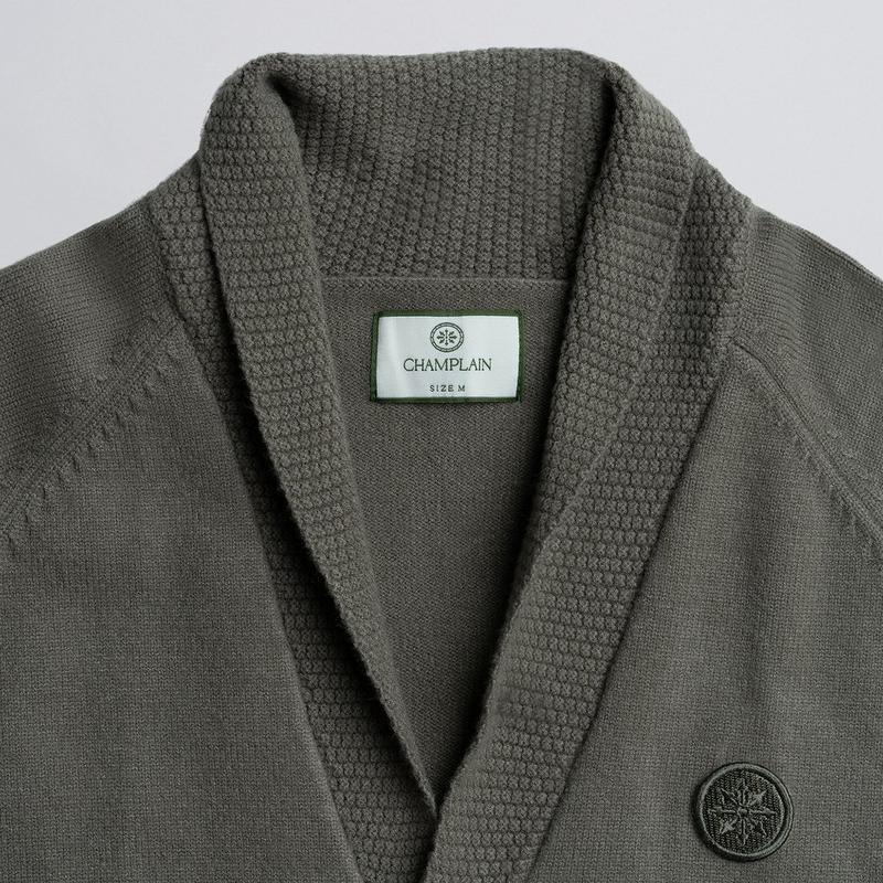Champlain Cardigan &agrave; col ch&acirc;le pour hommes