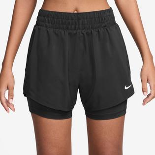 Nike Short 2-en-1 One Dri-FIT 3 po &agrave; taille haute pour femmes