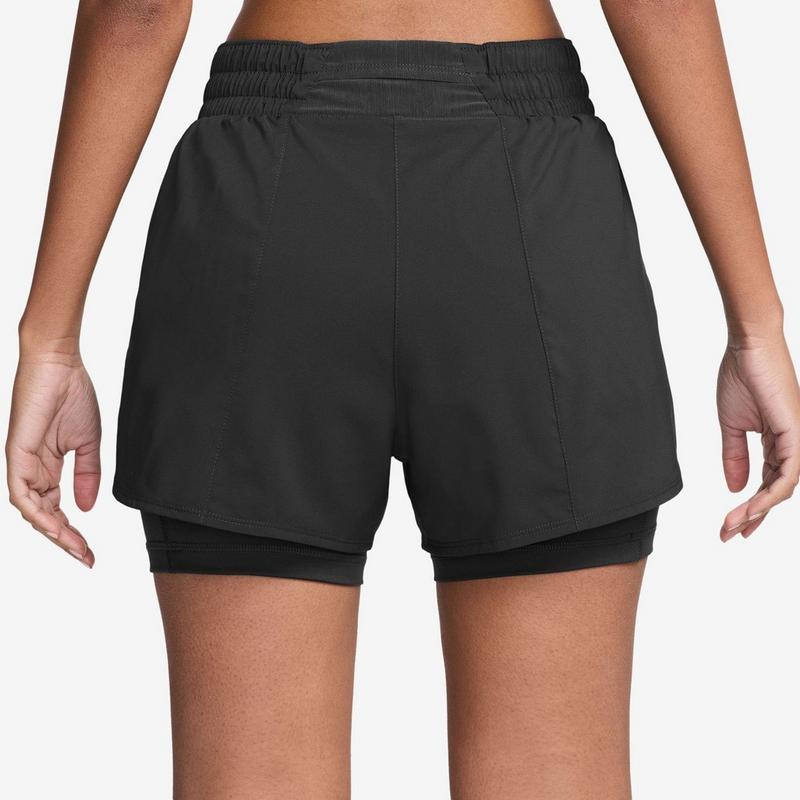Nike Women's One Dri-FIT High Waist 3" 2-in-1 Short