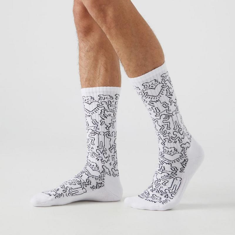 Jimmy Lion Chaussettes Athletic Keith Haring Community unisexes