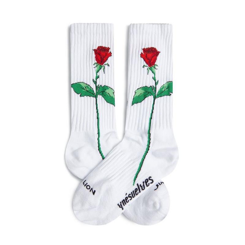 Jimmy Lion Chaussettes Athletic Yn&eacute;s Suelves Rose unisexes