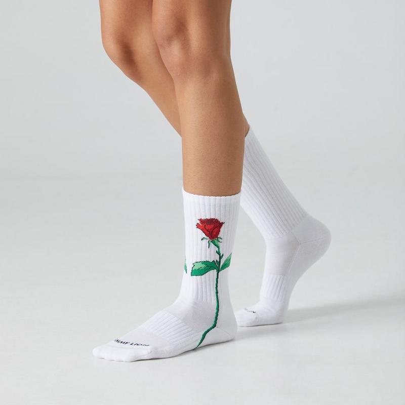 Jimmy Lion Chaussettes Athletic Yn&eacute;s Suelves Rose unisexes