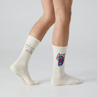 Jimmy Lion Unisex Athletic Basquiat Heads 1982 Sock