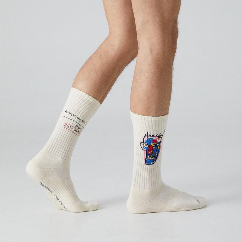 Jimmy Lion Unisex Athletic Basquiat Heads 1982 Sock