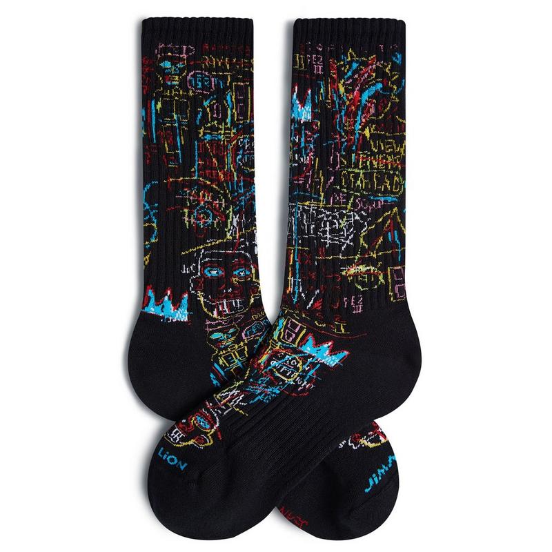 Jimmy Lion Chaussettes Athletic Basquiat Kings of Egypt unisexes