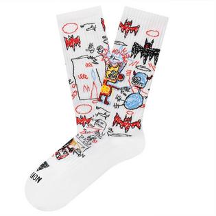 Jimmy Lion Unisex Athletic Basquiat Batman Sock
