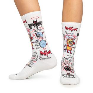 Jimmy Lion Unisex Athletic Basquiat Batman Sock