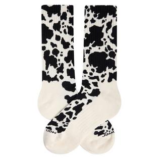 Jimmy Lion Unisex Athletic Cow Print Sock