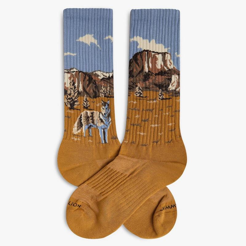 Jimmy Lion Chaussettes Athletic Wolf Trail unisexes