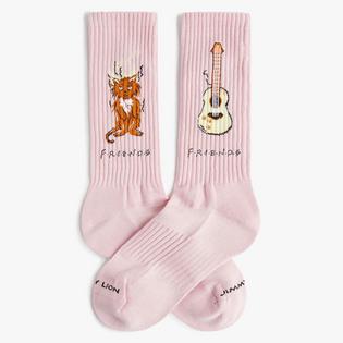 Jimmy Lion Unisex Athletic Friends Cat Sock