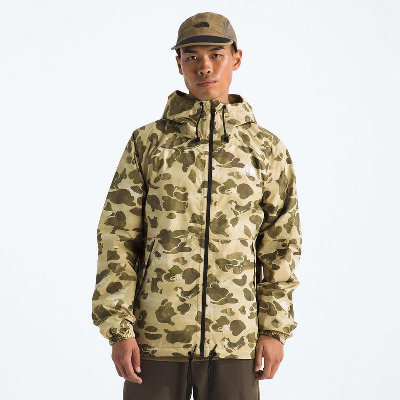 The North Face Veste de pluie &agrave; capuchon imprim&eacute;e Antora pour hommes
