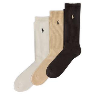 Polo Ralph Lauren Men's Cotton-Blend Crew Sock (3 Pack)