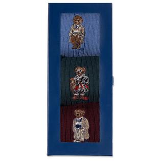 Polo Ralph Lauren Men's Polo Bear Crew Sock Gift Set (3 Pack)