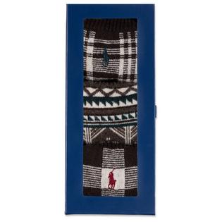 Polo Ralph Lauren Men's Fair Isle & Plaid Sock Gift Set (3 Pack)