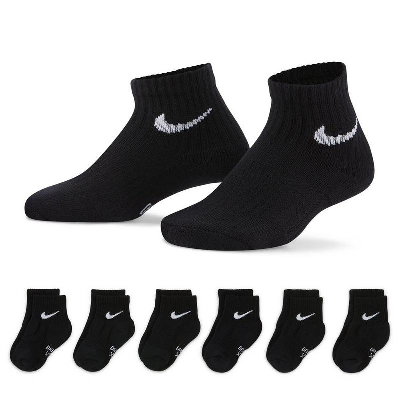 Nike Kids' Dri-FIT Performance Basics Ankle Sock (6 Pack)