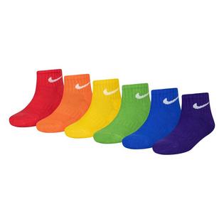 Nike Kids' Dri-FIT Performance Basics Ankle Sock (6 Pack)