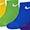 Multi | Kids' Dri-FIT Performance Basics Ankle Sock (6 Pack)