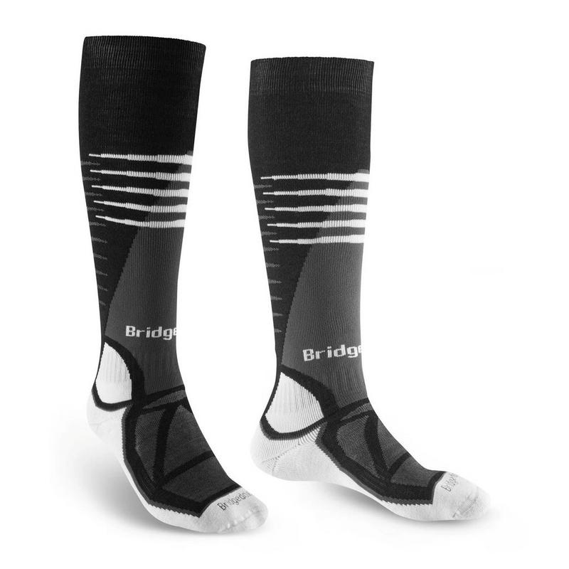 Bridgedale Chaussettes de ski mi-&eacute;paisses Merino Performance par-dessus mollet pour hommes