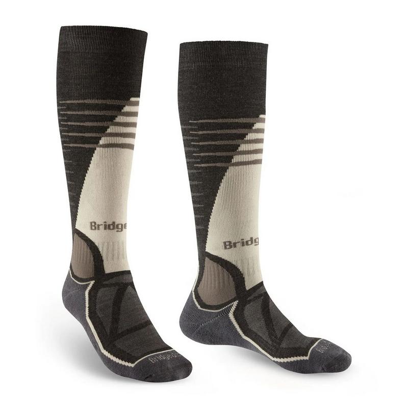 Bridgedale Chaussettes de ski mi-&eacute;paisses Merino Performance par-dessus mollet pour hommes