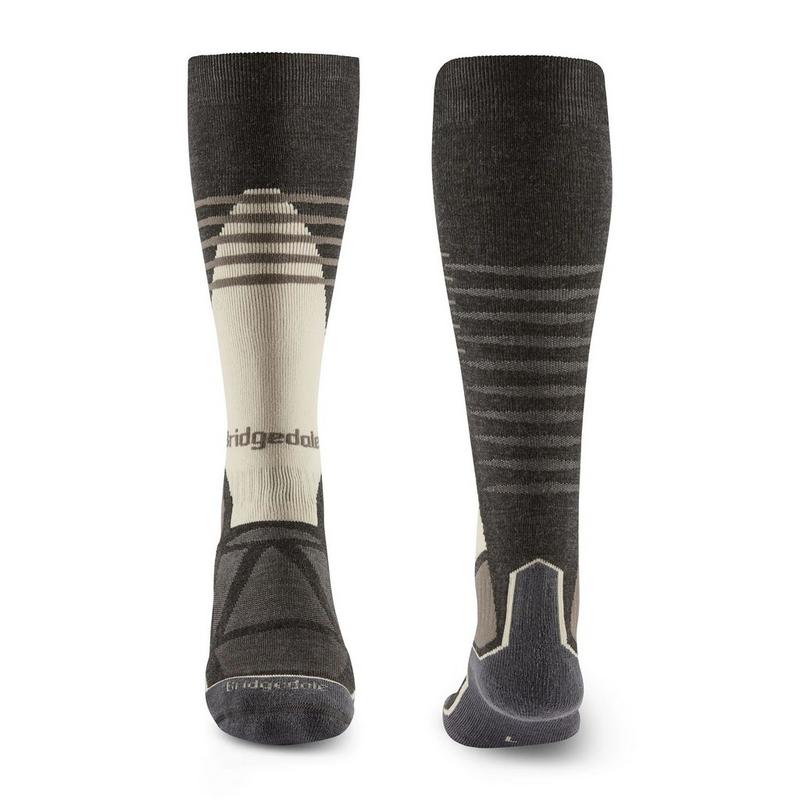 Bridgedale Chaussettes de ski mi-&eacute;paisses Merino Performance par-dessus mollet pour hommes