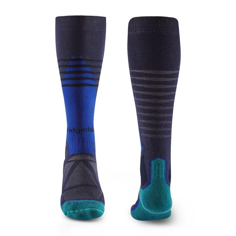 Bridgedale Chaussettes de ski mi-&eacute;paisses Merino Performance par-dessus mollet pour hommes
