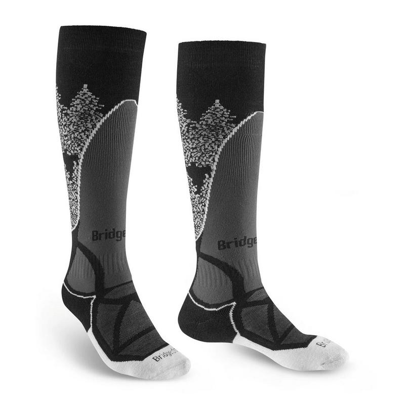Bridgedale Chaussettes ski mi-&eacute;paises Merino Endurance par-dessus mollet pour femmes