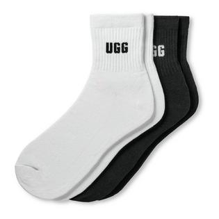 UGG Women's Quinlin Logo Quarter Sock (2 Pack)