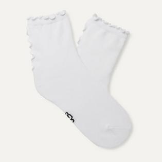 UGG Chaussettes &agrave; ourlet ondul&eacute; Karsyn Quarter II pour femmes