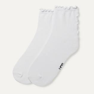 UGG Chaussettes &agrave; ourlet ondul&eacute; Karsyn Quarter II pour femmes