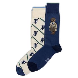 Polo Ralph Lauren Men's Polo Bear Trouser Sock (2 Pack)