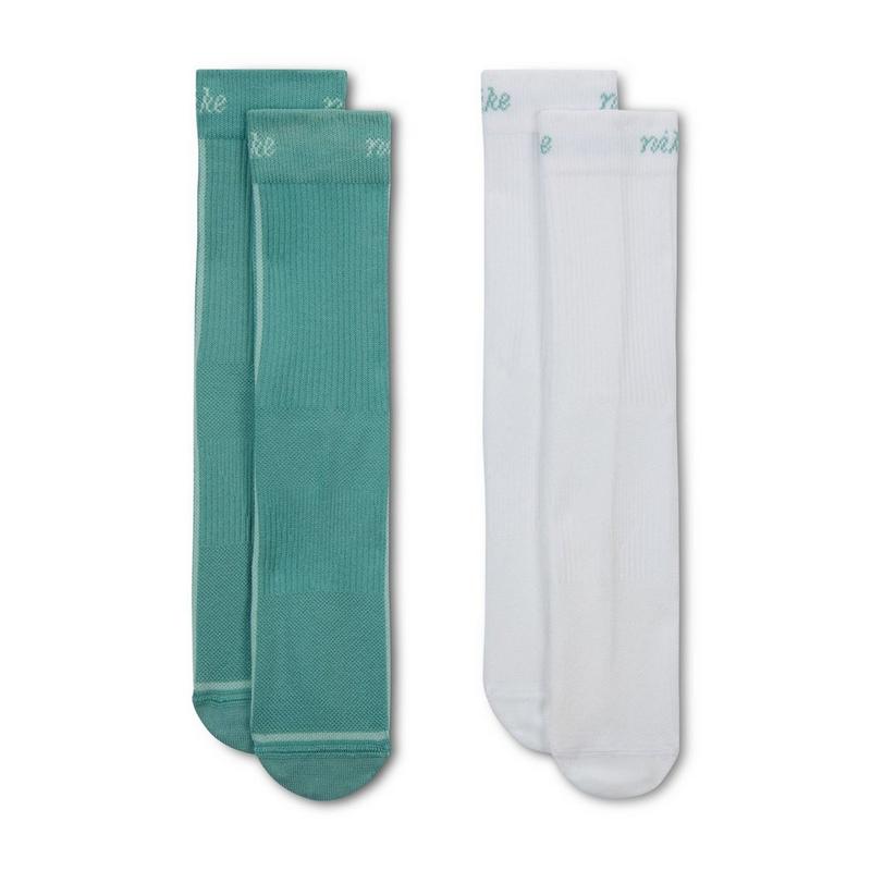 Nike Chaussettes mi-mollet l&eacute;g&egrave;res pour femmes (paquet de 2)