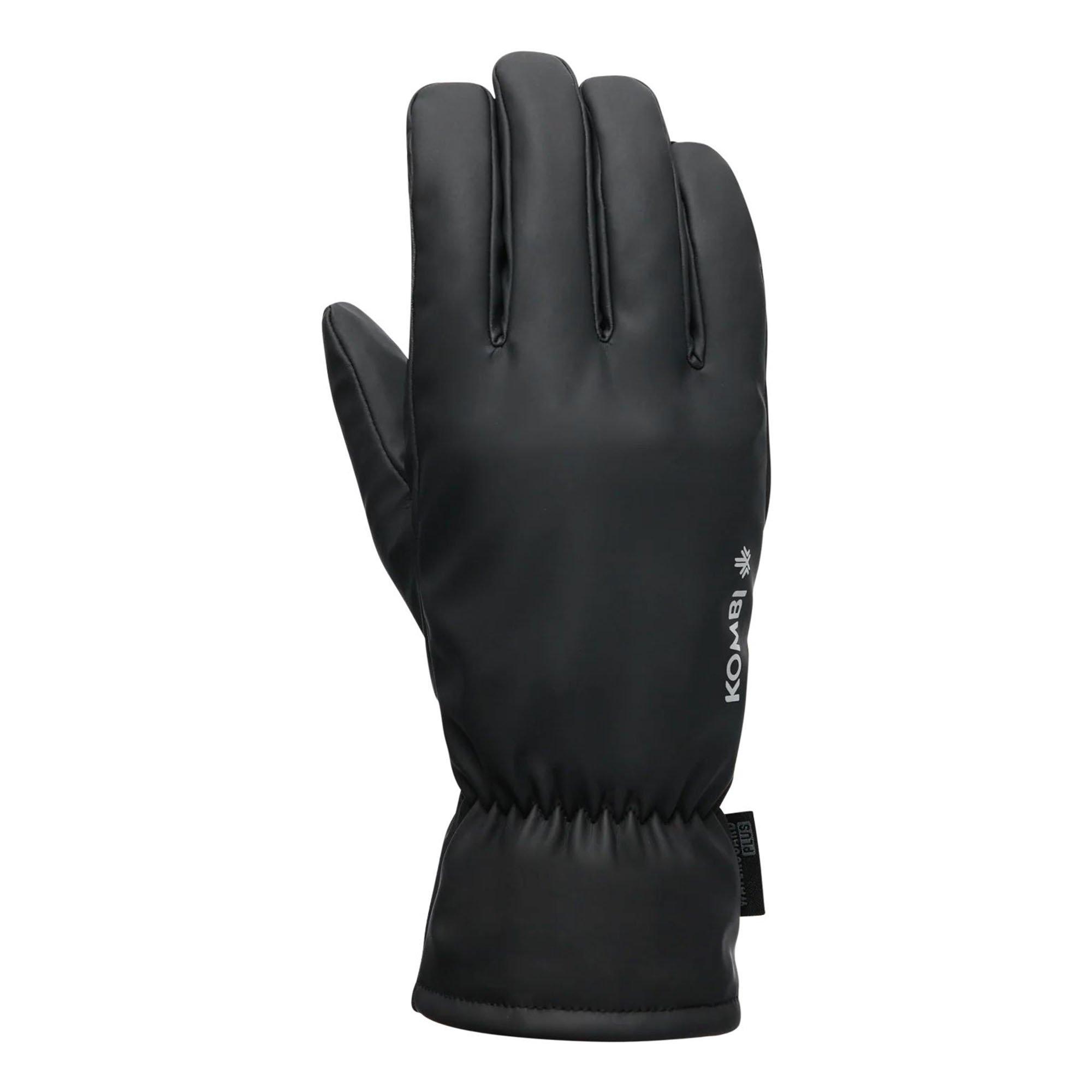 Kombi | Men's Waterproof Drop Rain Gloves, Black, Size Medium