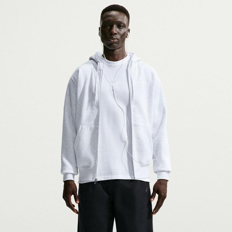 Nike Chandail &agrave; capuchon en molleton avec glissi&egrave;re Club pour hommes
