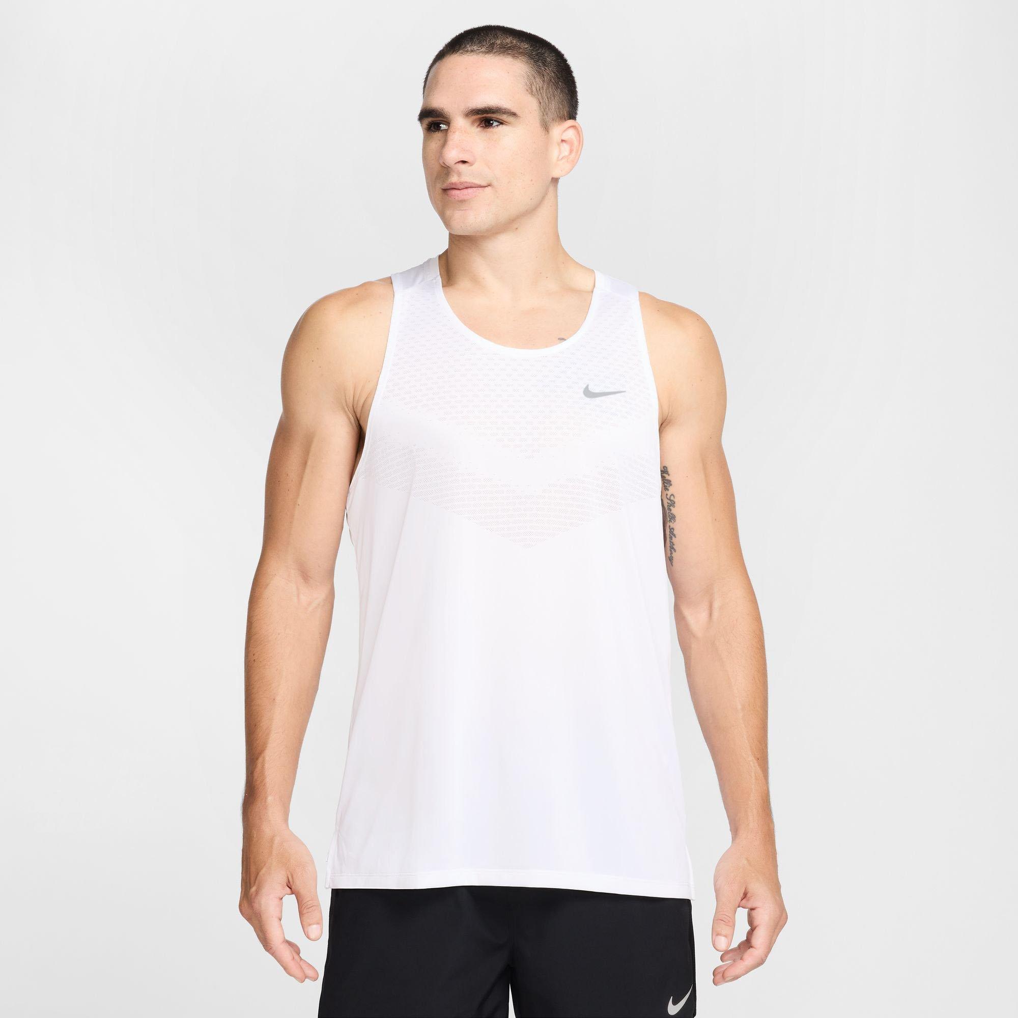 Nike | Men's Stride Dri-FIT ADV Tank Top, White, Size XL