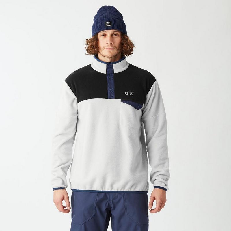 Picture Organic Clothing Haut en molleton &agrave; boutons-pression 1/4 Arcca pour hommes
