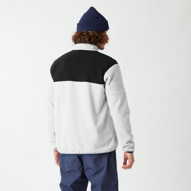 Picture Organic Clothing Haut en molleton &agrave; boutons-pression 1/4 Arcca pour hommes