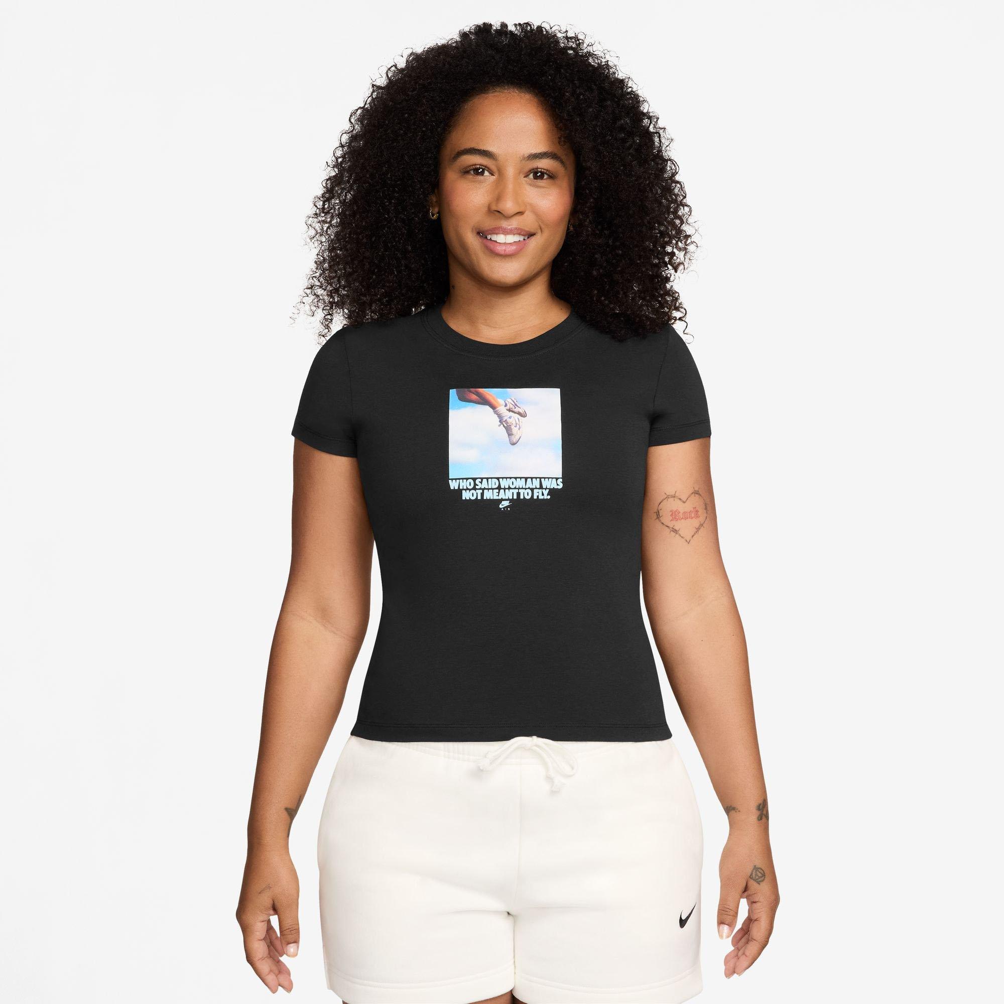 Nike | Women's Sportswear IWD Photo Slim T-Shirt, Black, Size Small