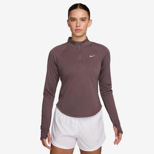 Nike Haut &agrave; glissi&egrave;re 1/4 Tempo Dri-FIT pour femmes