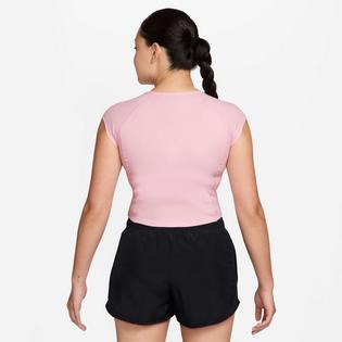 Nike Haut &agrave; manches courtes Tempo Swoosh Dri-FIT pour femmes