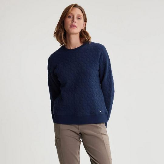 Women's Chase 2.0 Quilted Sweater | FIG Clothing | Sporting