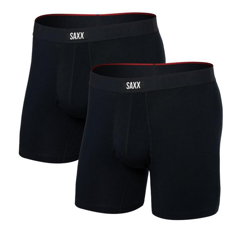 Saxx Men's Vibe Xtra Soft Comfort Boxer Brief (2 Pack)