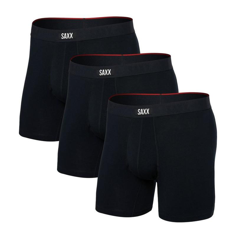Saxx Men's Vibe Xtra Soft Comfort Boxer Brief (3 Pack)