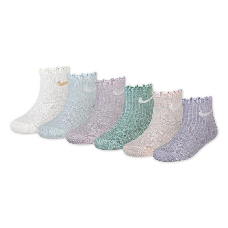Nike Socquettes &agrave; bord froufrou pour enfants (paquet de 6)
