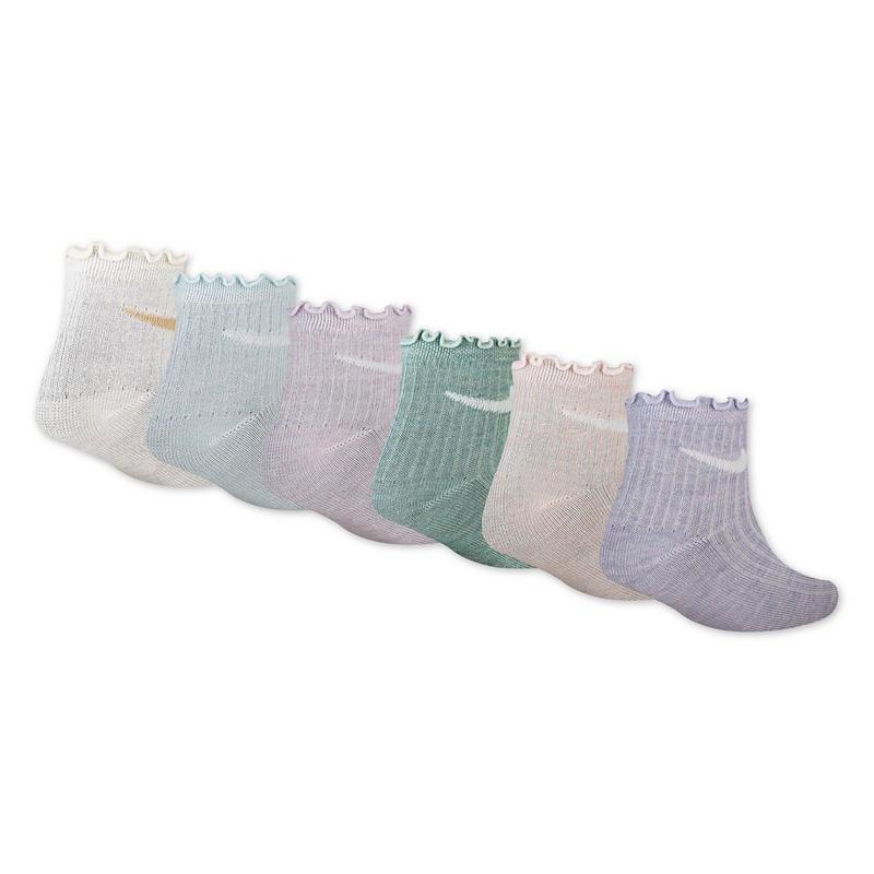Nike Socquettes &agrave; bord froufrou pour enfants (paquet de 6)